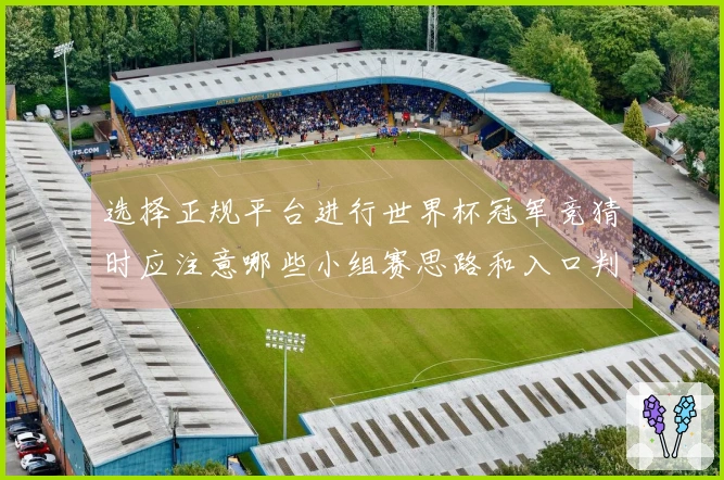 选择正规平台进行世界杯冠军竞猜时应注意哪些小组赛思路和入口判断